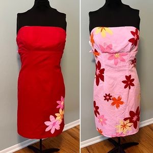 Y2K Reversible Floral Dress